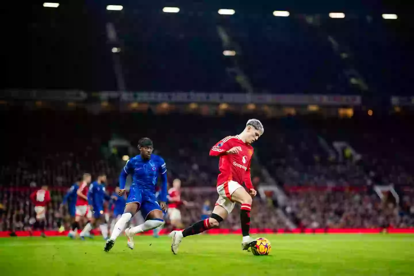 Garnacho could replace Noni Madueke in Chelsea. (Image: Getty)