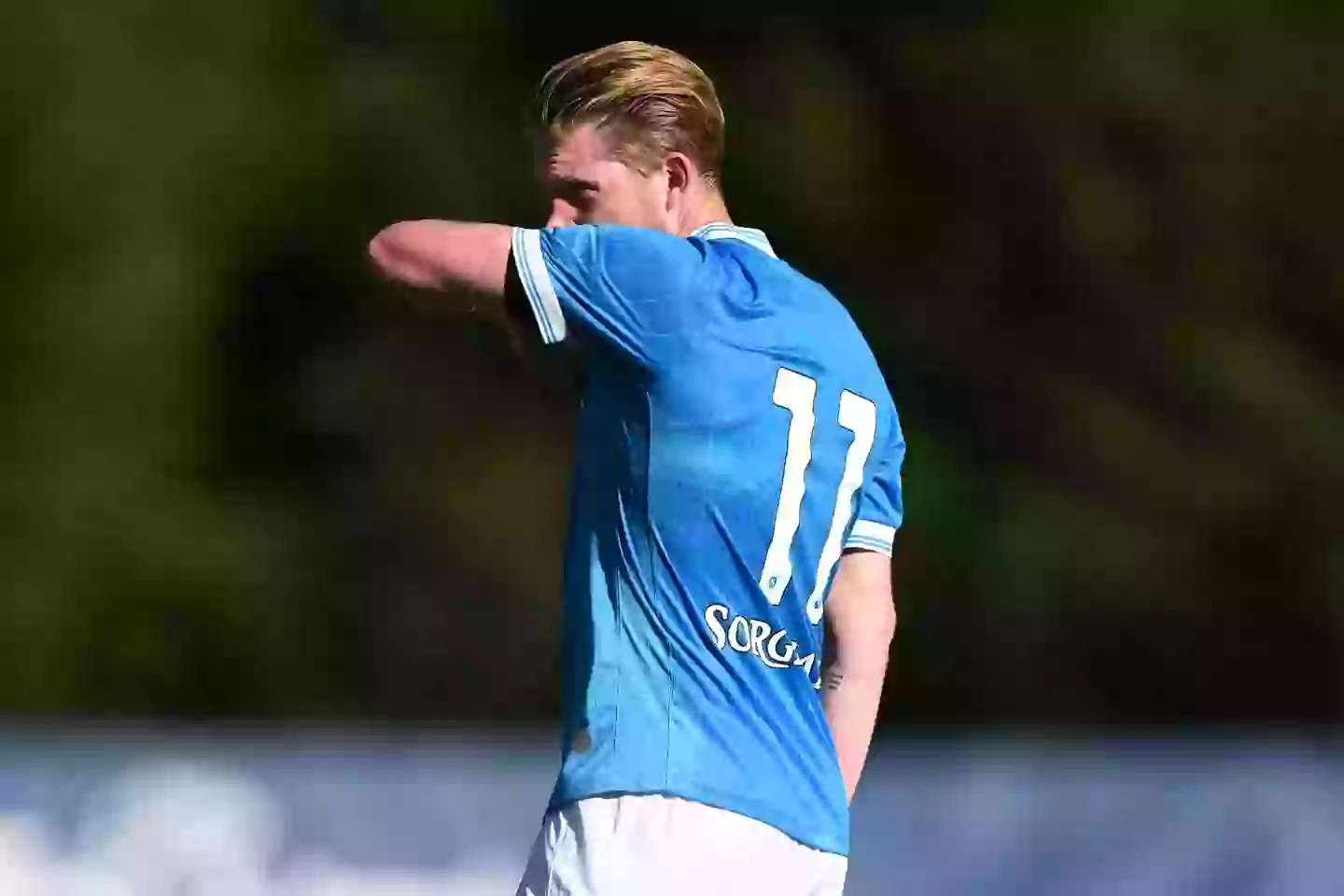The Belgian appeared in the pre-season confrontation for 45 minutes. Image credit: Getty