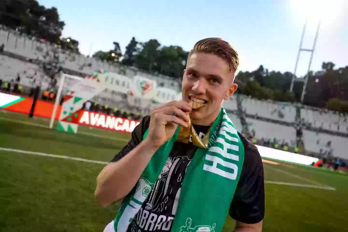 Viktor Gyokerres after the final of the Portuguese Cup (Credit: Getty)