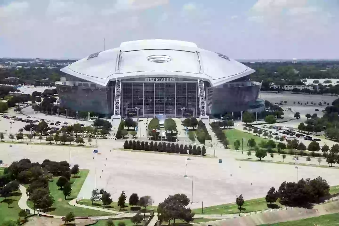 The AT&T stadium, Dallas Coyboys' home. Image credit: Getty