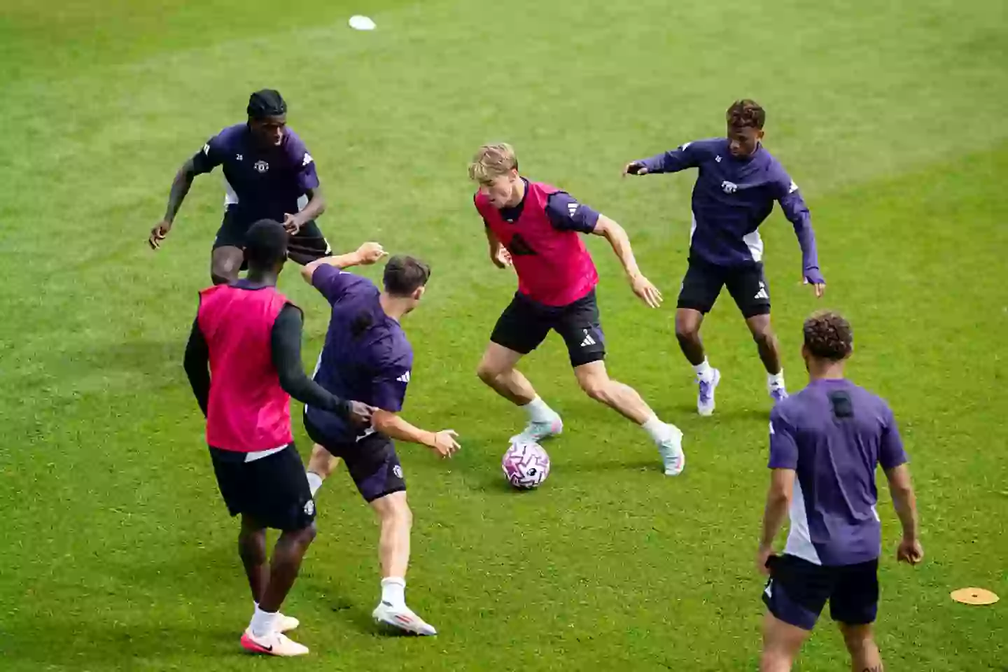 Man UTD in pre-season training (credit: Getty)