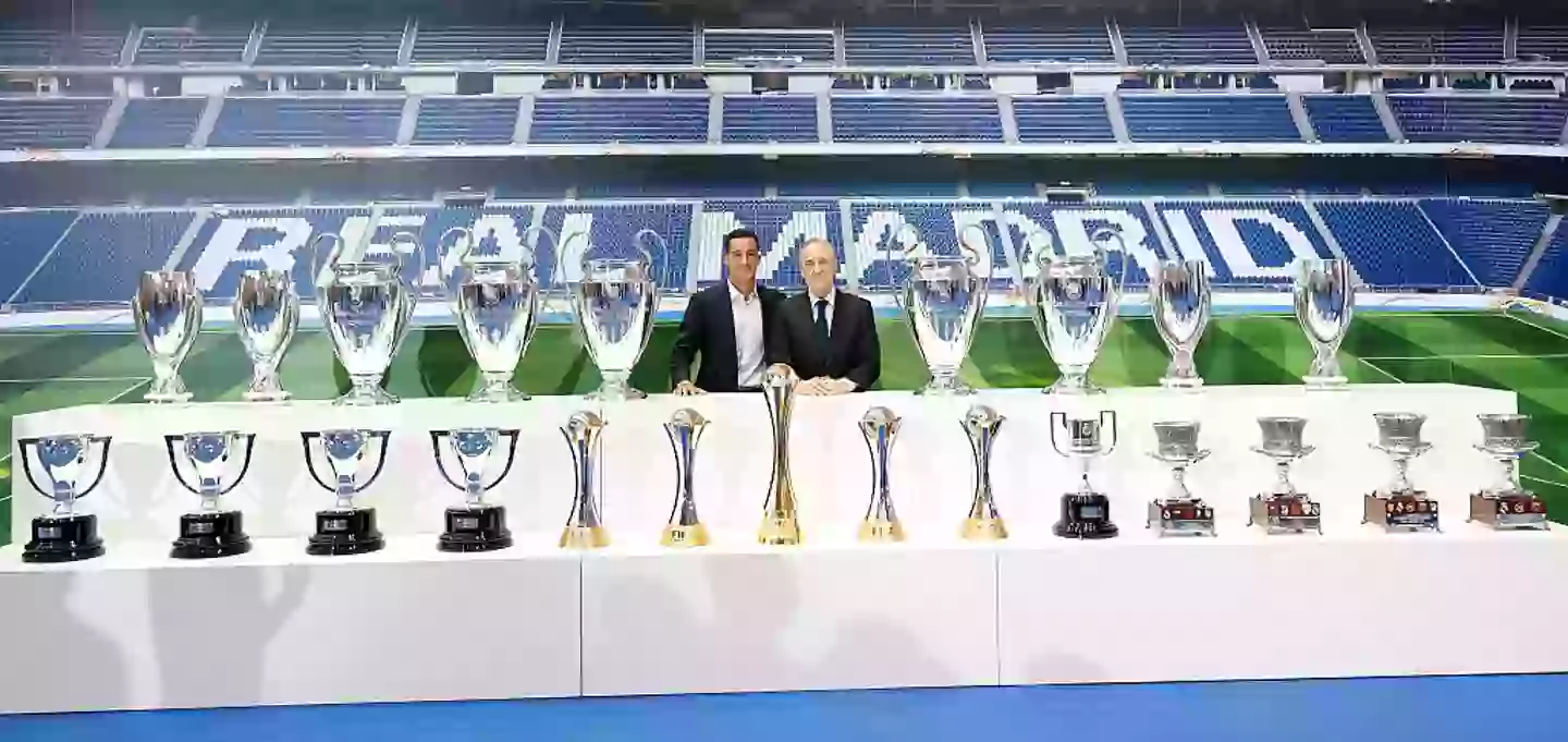 Lucas Vazquez and Florentino Perez (Credit: Getty)