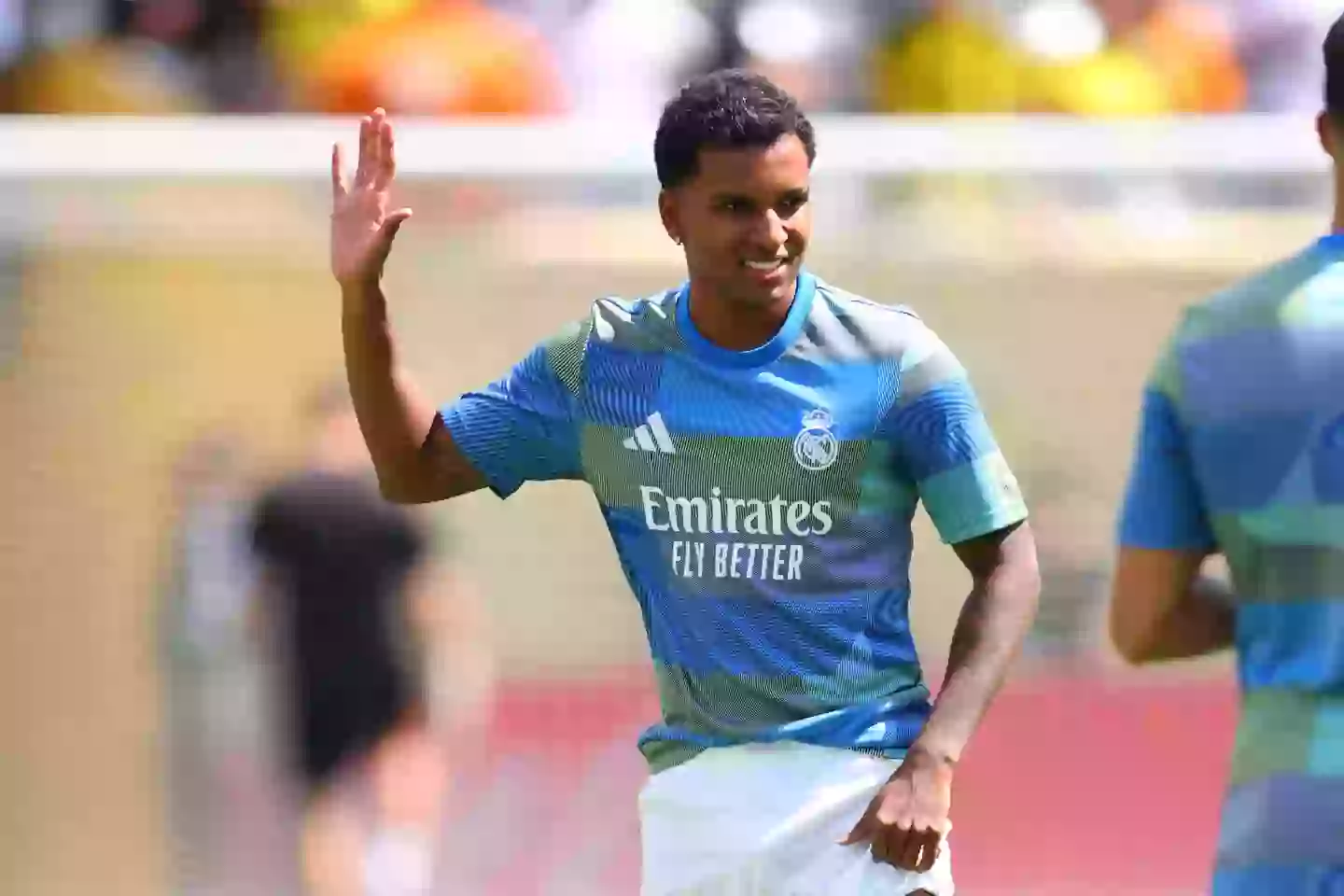Rodrygo was linked to the distance from Real Madrid this summer. Image: Getty