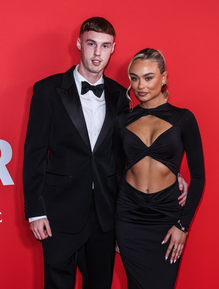 Cole Palmer and Connie thanks to the GQ Men of the Year Awards.
