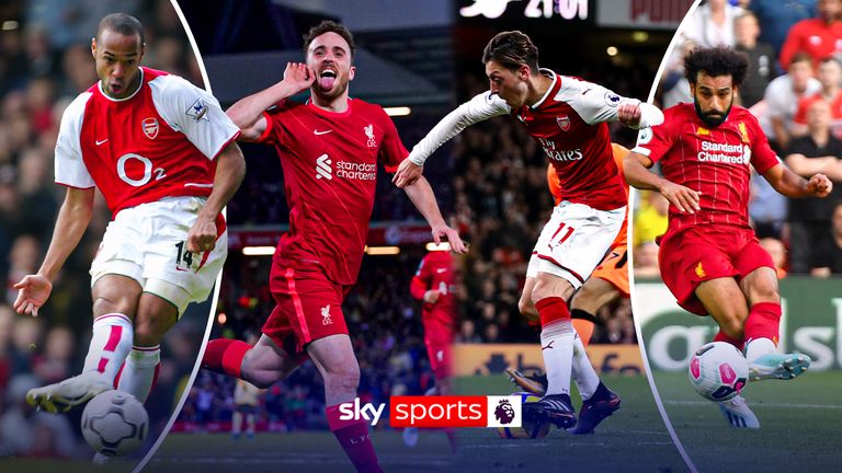 Liverpool v arsenal the best objectives