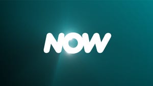 The logo for the streaming service of the United Kingdom and Ireland now TV.