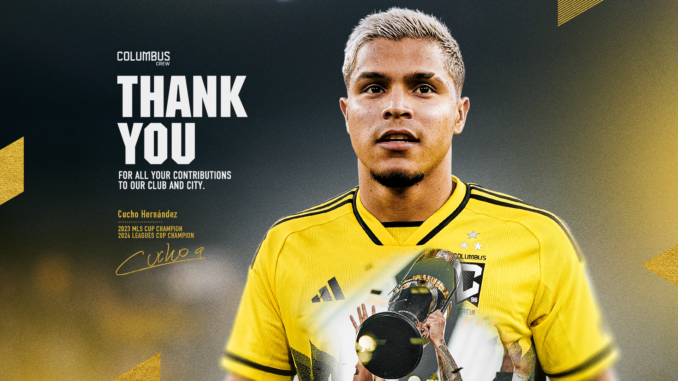 Columbus Crew Transfers Juan "Cucho" Hernández to La Liga's Real Betis