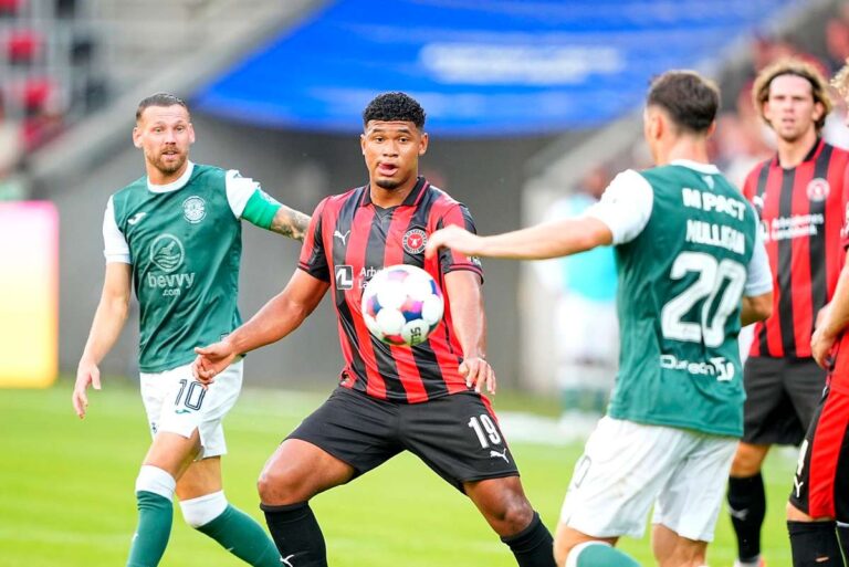 FC Midtjylland left to be content with a 1-1 disappointment against Hibs in the Europa League