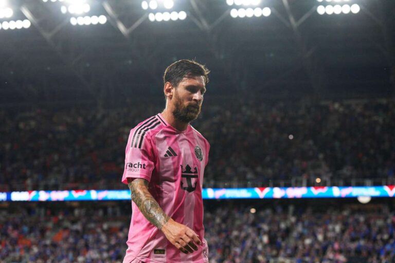 The Lionel Messi goal sequence ends while FC Cincinnati has closed Inter Miami