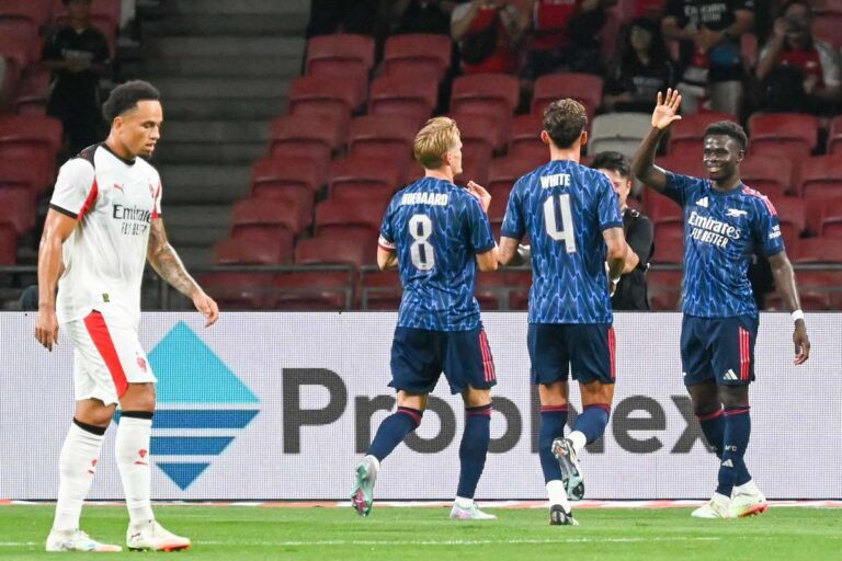 Arsenal begins the pre-season with a tight victory over AC Milan in Singapore