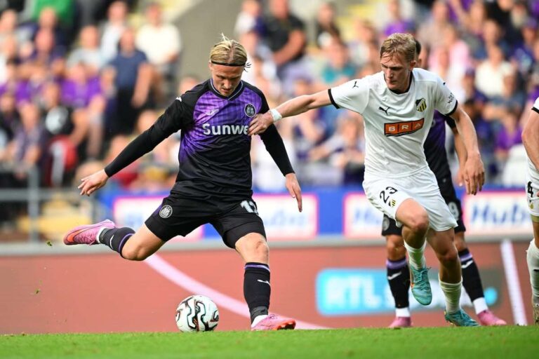 Dolberg Strike gives Anderlecht victory in the first stage on Hacken in the Europa League