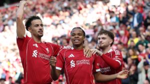 Rio Ngumoha marks again while Liverpool beat the athletic club as a friend